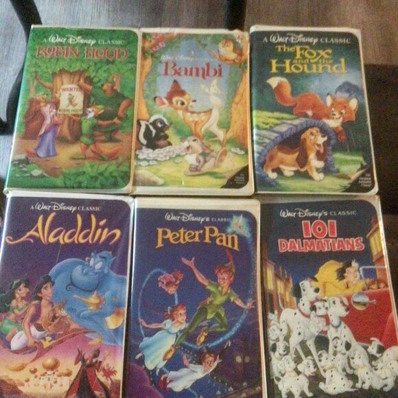 Walt Disney VHS Movies